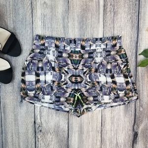 Intermix Silk Dress Printed Shorts